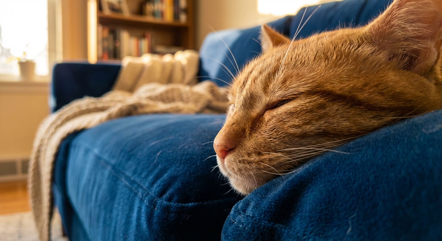 Gros plan sur un chat communiquant par le regard et le langage corporel