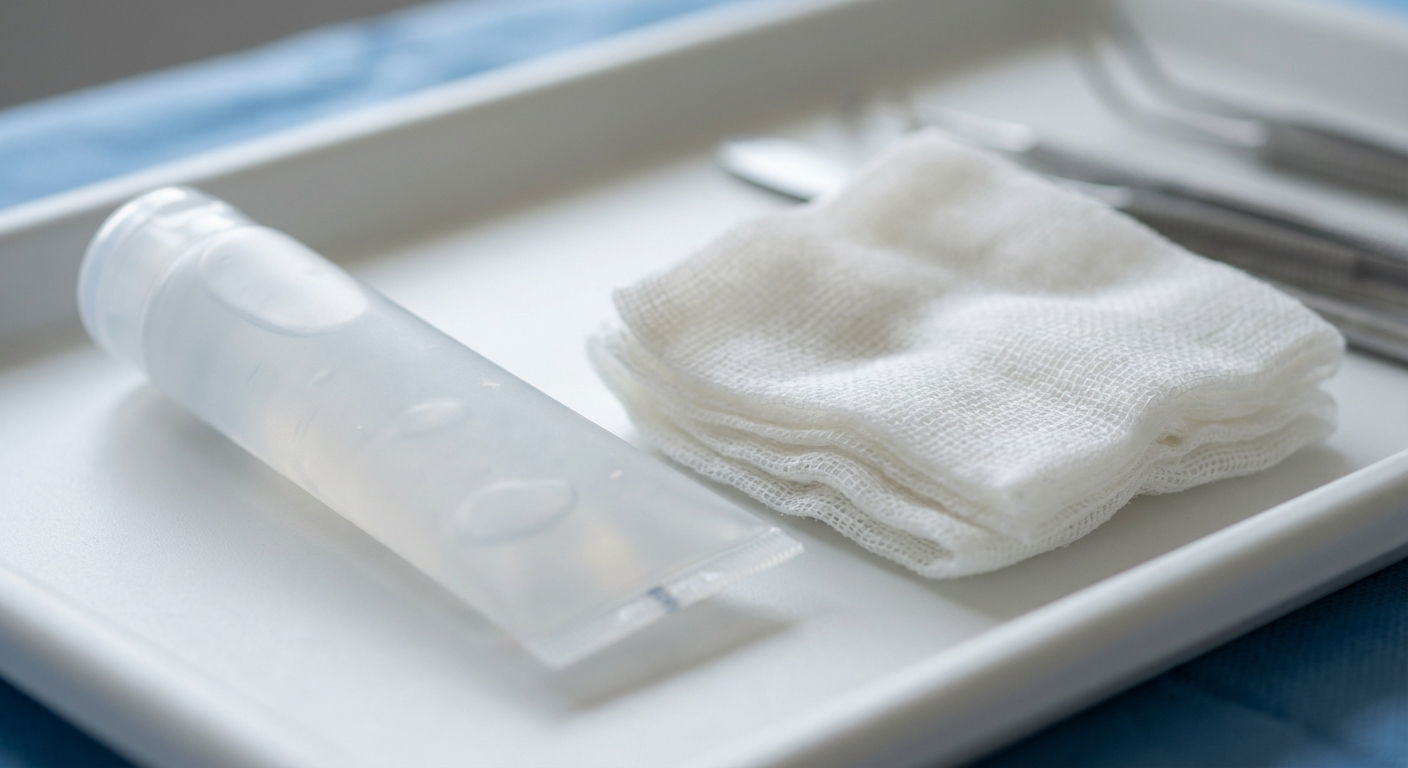 Équipement médical vétérinaire stérile pour les soins à domicile.